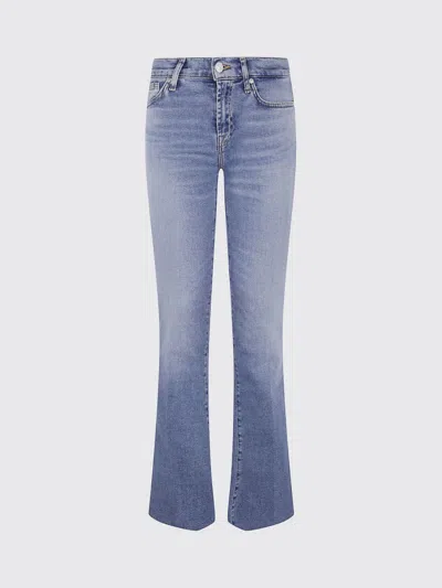 7 For All Mankind Jeans  Woman Color Denim In Blue