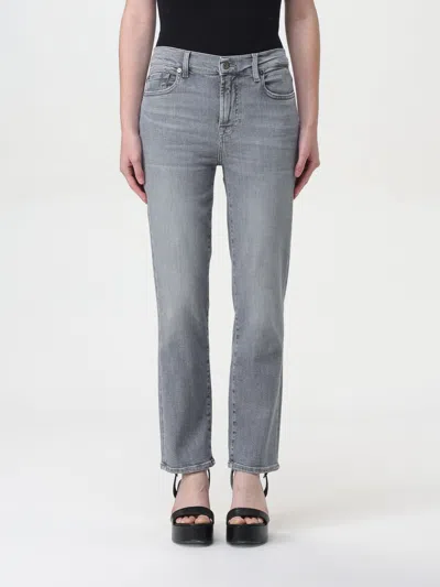 7 For All Mankind Jeans  Woman Colour Grey