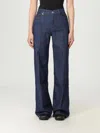 7 For All Mankind Jeans  Woman Color Navy In Blue