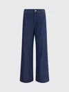 7 For All Mankind Jeans  Woman Color Navy In Blue