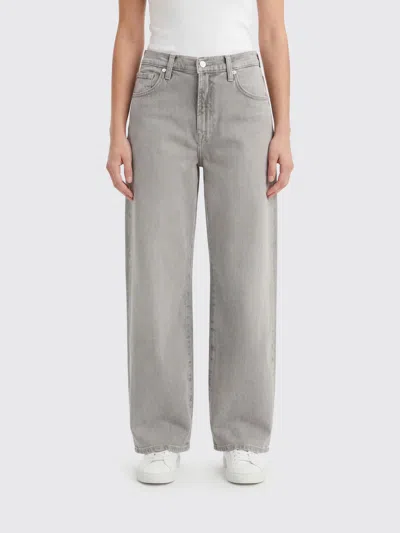 7 For All Mankind Jeans Woman  In Silver