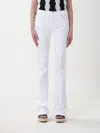 7 For All Mankind Jeans  Woman Color White In White