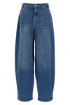 7 For All Mankind Wide Leg Denim Trousers With Five Pockets In Blue