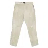 7 For All Mankind Denim Trousers With Belt Loops In Neutral