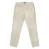 7 For All Mankind Denim Trousers With Belt Loops In Neutral