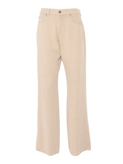 7 For All Mankind Jeans In Beige