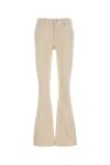 7 For All Mankind Corduroy Pant Sand Flared Leg In Beige O Tan