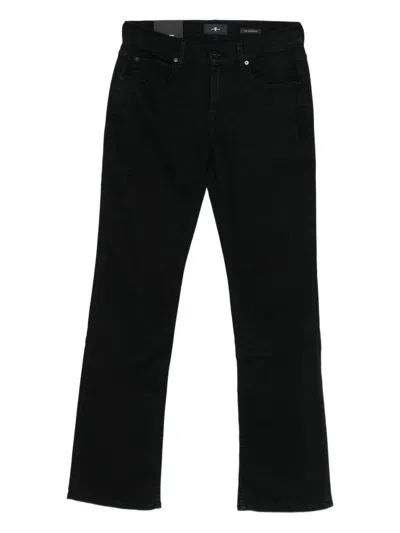 7 For All Mankind Bootcut Jeans In Black