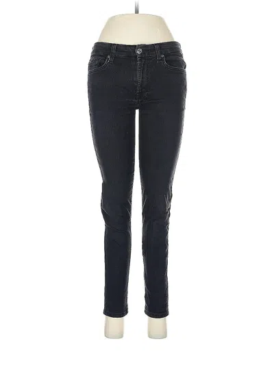 Pre-owned 7 For All Mankind Jeans In Black