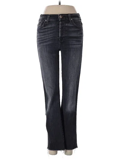 Pre-owned 7 For All Mankind Jeans In Black