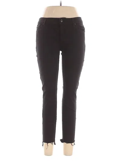 Pre-owned 7 For All Mankind Jeans In Black