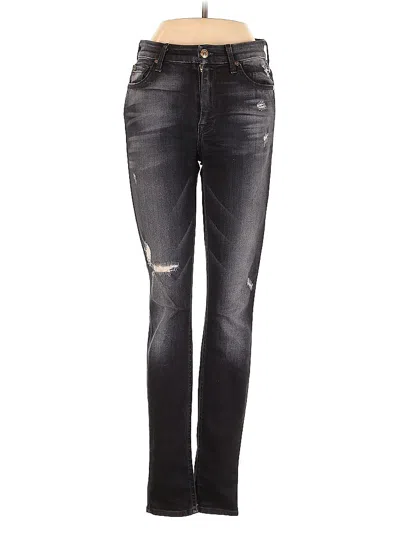 Pre-owned 7 For All Mankind Jeans In Black