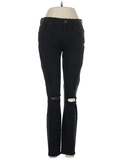 Pre-owned 7 For All Mankind Jeans In Black