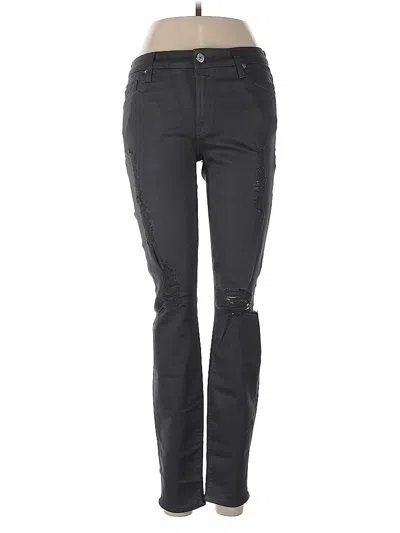 Pre-owned 7 For All Mankind Jeans In Black