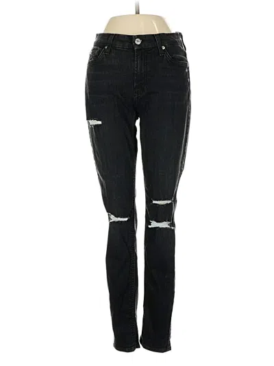 Pre-owned 7 For All Mankind Jeans In Black