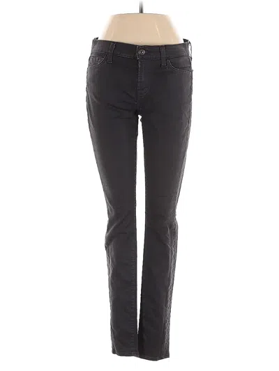 Pre-owned 7 For All Mankind Jeans In Black