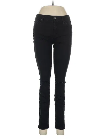 Pre-owned 7 For All Mankind Jeans In Black