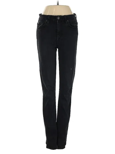 Pre-owned 7 For All Mankind Jeans In Black