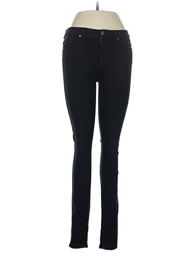 Pre-owned 7 For All Mankind Jeans In Black