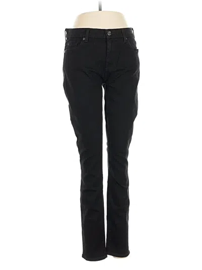 Pre-owned 7 For All Mankind Jeans In Black