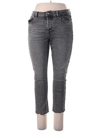 Pre-owned 7 For All Mankind Jeans In Black