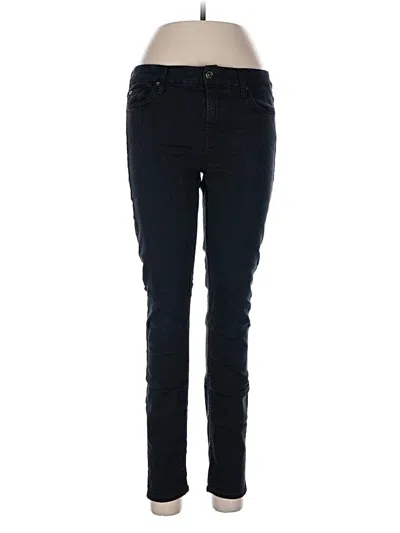 Pre-owned 7 For All Mankind Jeans In Black