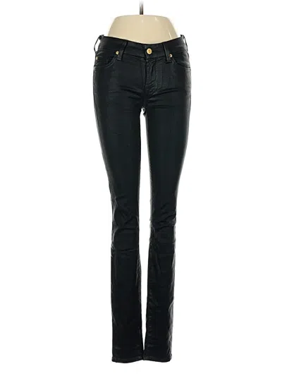 Pre-owned 7 For All Mankind Jeans In Black