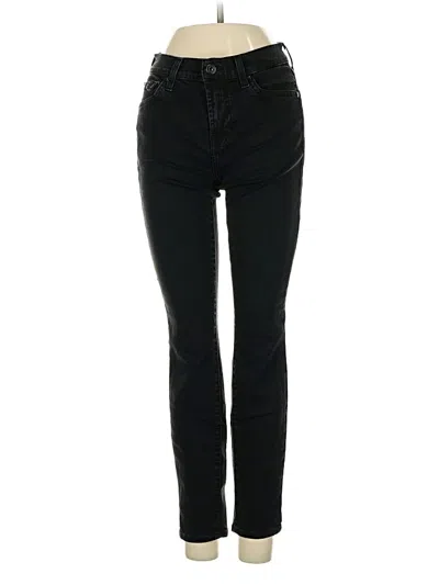 Pre-owned 7 For All Mankind Jeans In Black