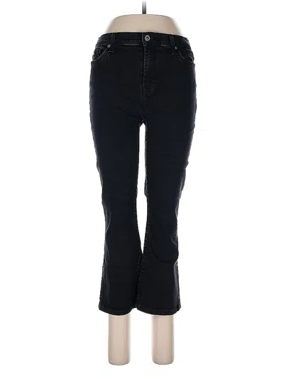 Pre-owned 7 For All Mankind Jeans In Black