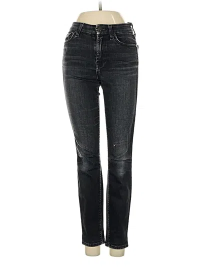 Pre-owned 7 For All Mankind Jeans In Black