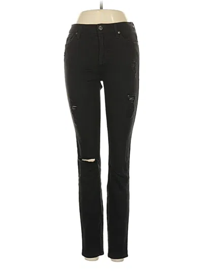 Pre-owned 7 For All Mankind Jeans In Black