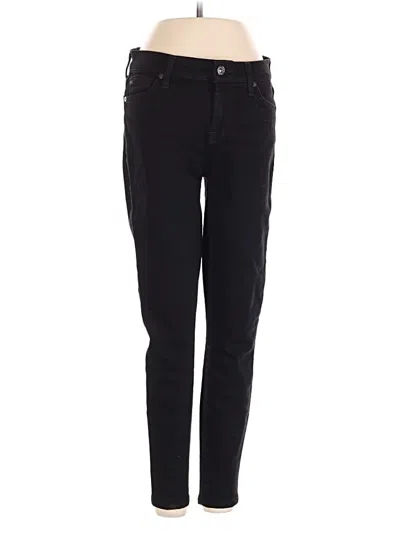 Pre-owned 7 For All Mankind Jeans In Black