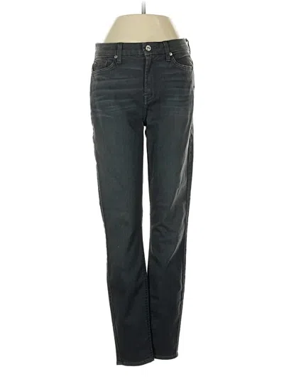 Pre-owned 7 For All Mankind Jeans In Black