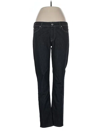 Pre-owned 7 For All Mankind Jeans In Black