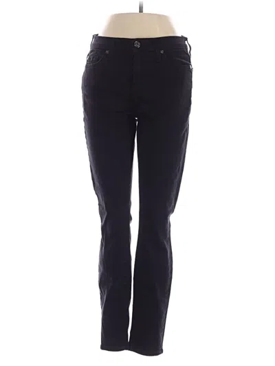 Pre-owned 7 For All Mankind Jeans In Black