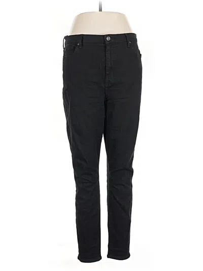 Pre-owned 7 For All Mankind Jeans In Black