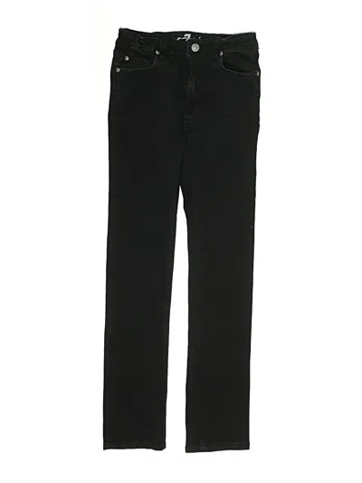 Pre-owned 7 For All Mankind Kids' Jeans In Black