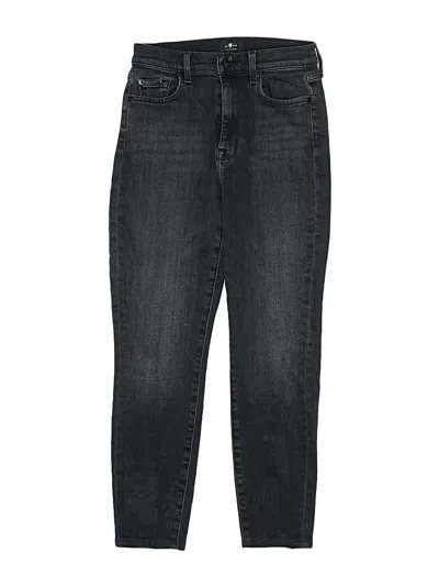 Pre-owned 7 For All Mankind Kids' Jeans In Black