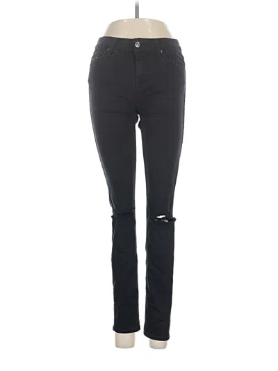 Pre-owned 7 For All Mankind Jeans In Black