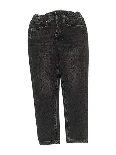 Pre-owned 7 For All Mankind Kids' Jeans In Black