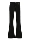 7 For All Mankind Corduroy Trousers Jeans Black In Black