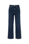 7 For All Mankind Tess High-rise Straight-leg Jeans In Blue