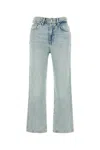 7 For All Mankind Light Blue Logan Stovepipe Jeans In Blue