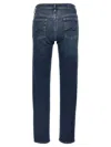 7 For All Mankind Faded Jeans Contrast Stitching In Blue