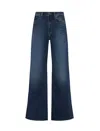 7 For All Mankind Frayed Faded Low-rise Bootcut Jeans In Blue
