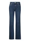 7 For All Mankind Retro Chic Wide Leg Trousers In Blue