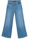 7 For All Mankind Wide-leg Jeans In Blue