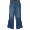 7 For All Mankind Flared Leg Denim Jeans In Blue