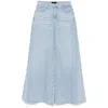 7 For All Mankind Denim Wide-leg Jeans In Blue