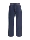 7 For All Mankind Twisted Wide-leg Jeans In Blue